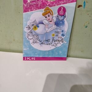 NWT Cinderella Decal Stickers 2 Count Sparkle and Good Friends Princess